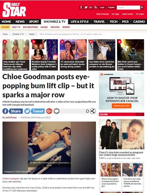 Chloe Goodman Daily Star